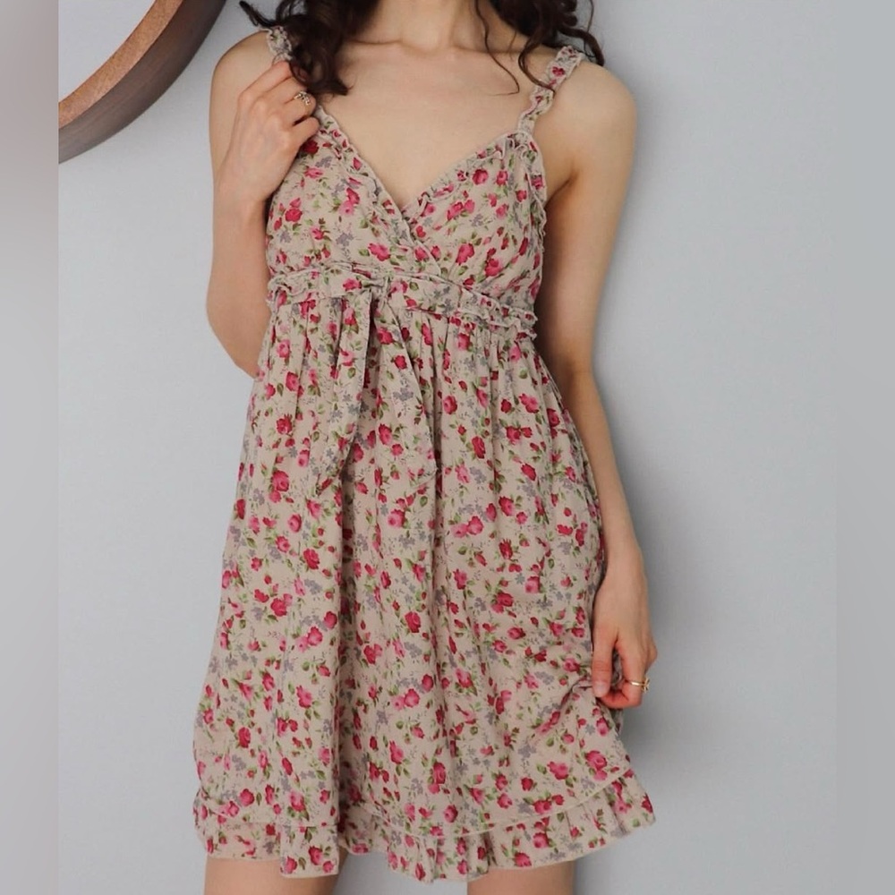 90’s Floral Mini Dress